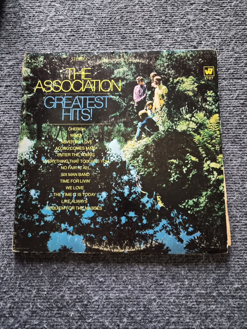 The Association Greatest Hits! Vinyl Album - Green/Blue Cover